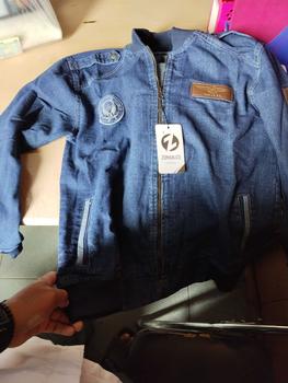 Product Review of Jaket Bomber Jeans Emblem|Jaket Bomber Denim Blitz|Jaket Denim Size M L XL dan XXL|Jaket Jeans Jumbo|Jaket Jeans XXL from S**S 1
