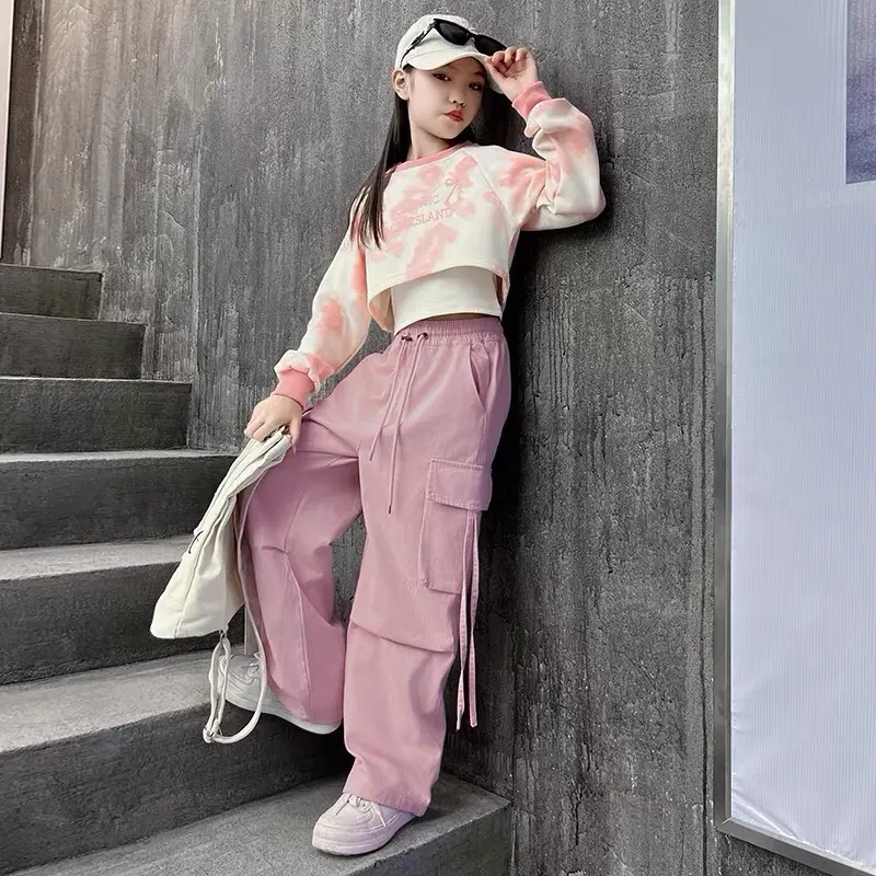 Setelan anak perempuan 3063 / 3203 pink pita baju celana - baju anak perempuan - set baju cewe fashion 5
