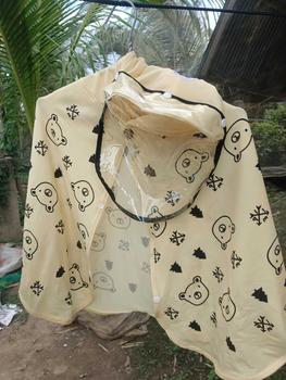 Product Review of Áo choàng chống nắng cho bé có tấm chắn bụi họa tiết gấu Hàn Quốc chất cotton da cá mềm mịn thoáng mát Vải Cotton from M**n L** 2