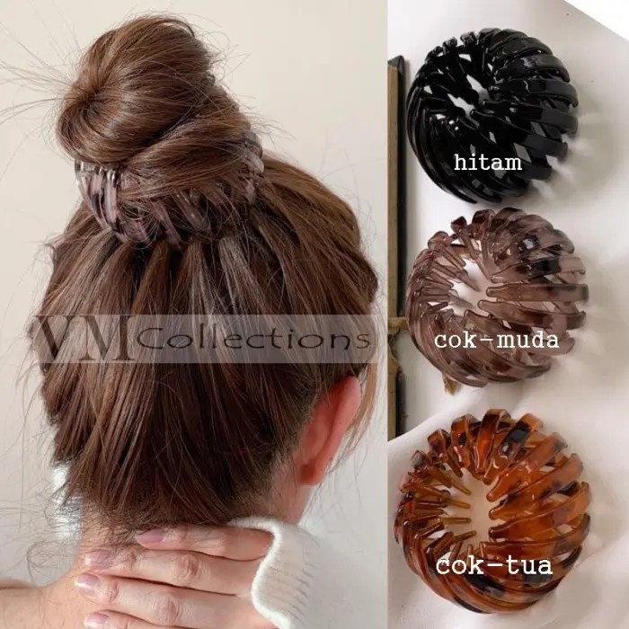 Ikat Rambut Wanita Model Jepit Korea Ponytail Aksesoris Rambut