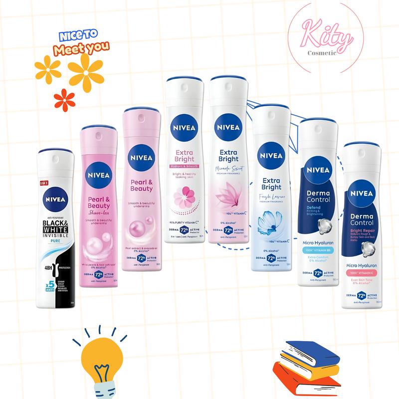 Xịt Ngăn Mùi NIVEA NỮ Khử Mùi Hôi Chai (150ml)