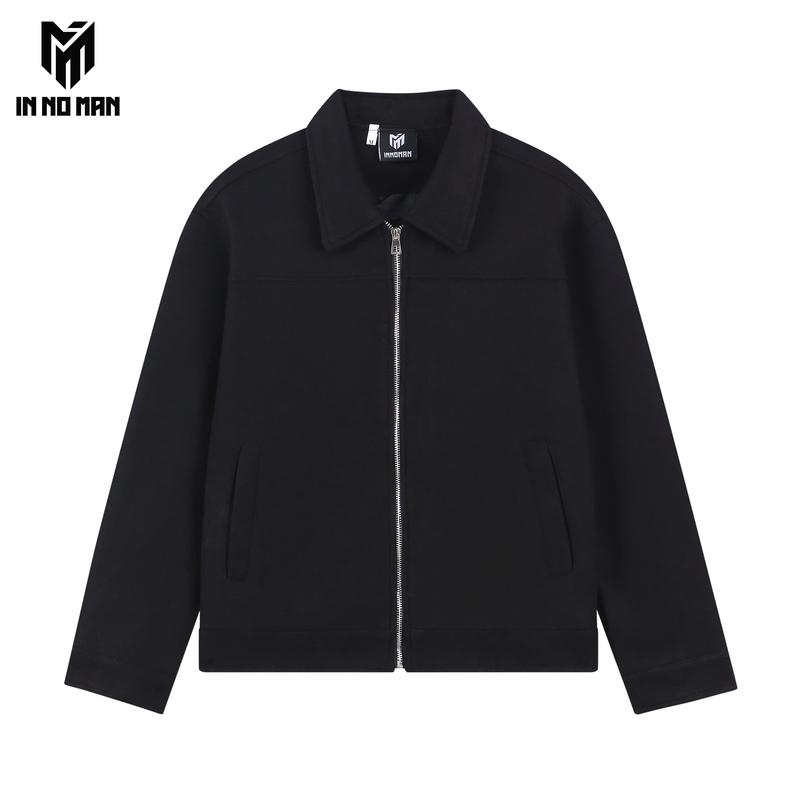Áo Khoác Dạ Nam Cổ Đức Khóa Kéo Menswear Jacket Dày Dặn Giữ Nhiệt Tốt