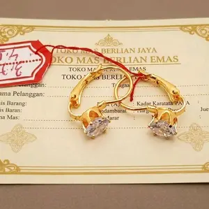 Anting Desi Wanita 3 Gr dengan Surat Asli