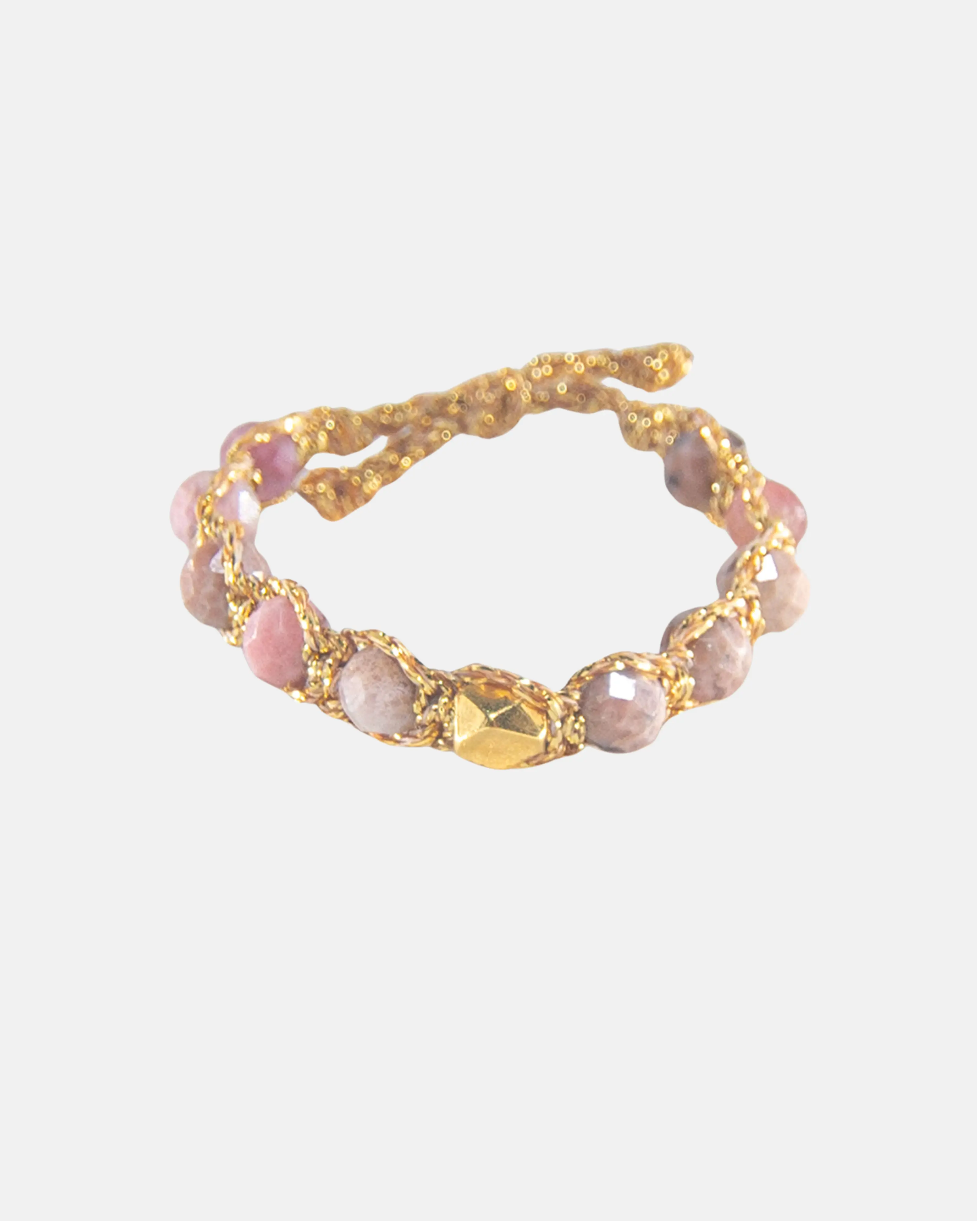 Rhodonite Australia Rings Semi precious stone for Women Aesthetic Samapura