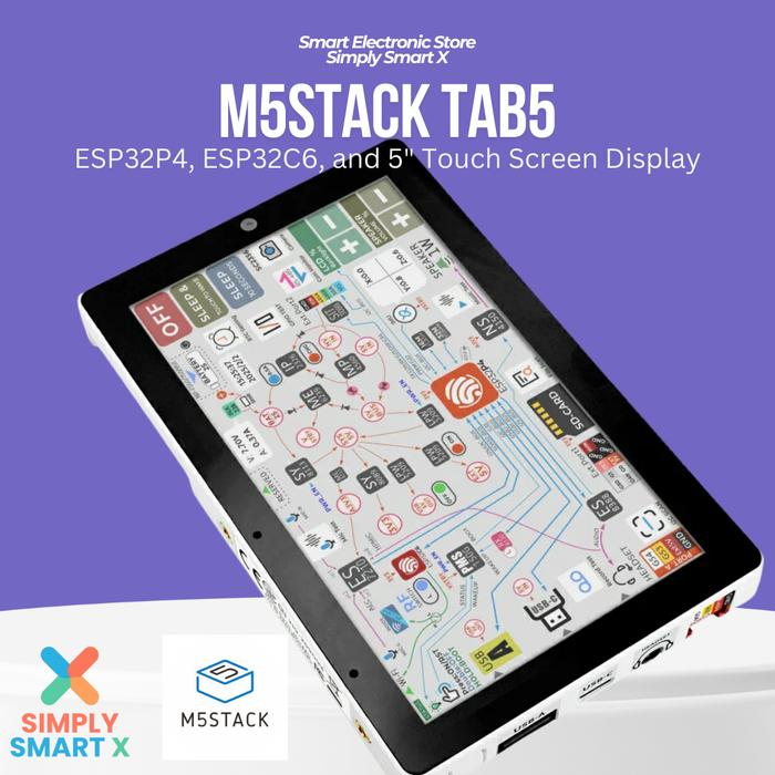 Jual [New & Ready Stock] M5Stack Tab5 IoT Development Kit ESP32-P4 ...