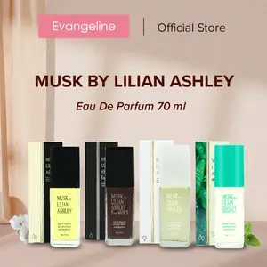 Evangeline Perfume Musk By Lilian Ashley Classic Lasting Eau De Toilette White Parfum Wanita Bunga Melati 70ml Wangi Wanginya
