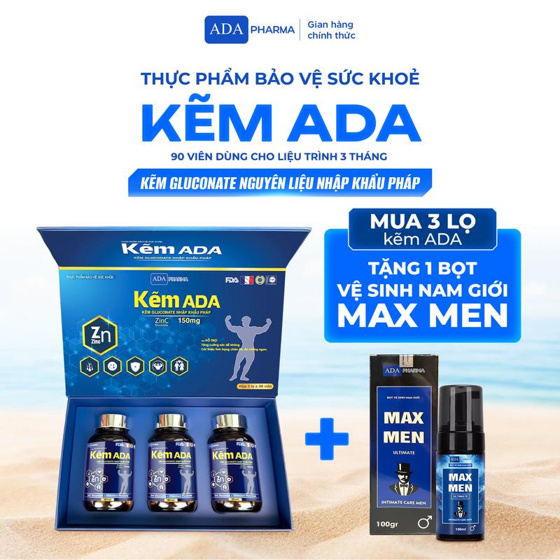 Kẽm ADA - Kẽm gluconate nguyên liệu nhập khẩu Pháp - Hỗ trợ tăng cường sức khoẻ