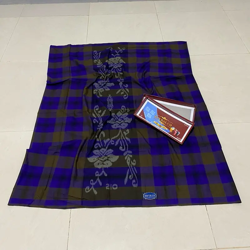 Sarung Bin saleh motif bhs terbaru tompal kembang 3