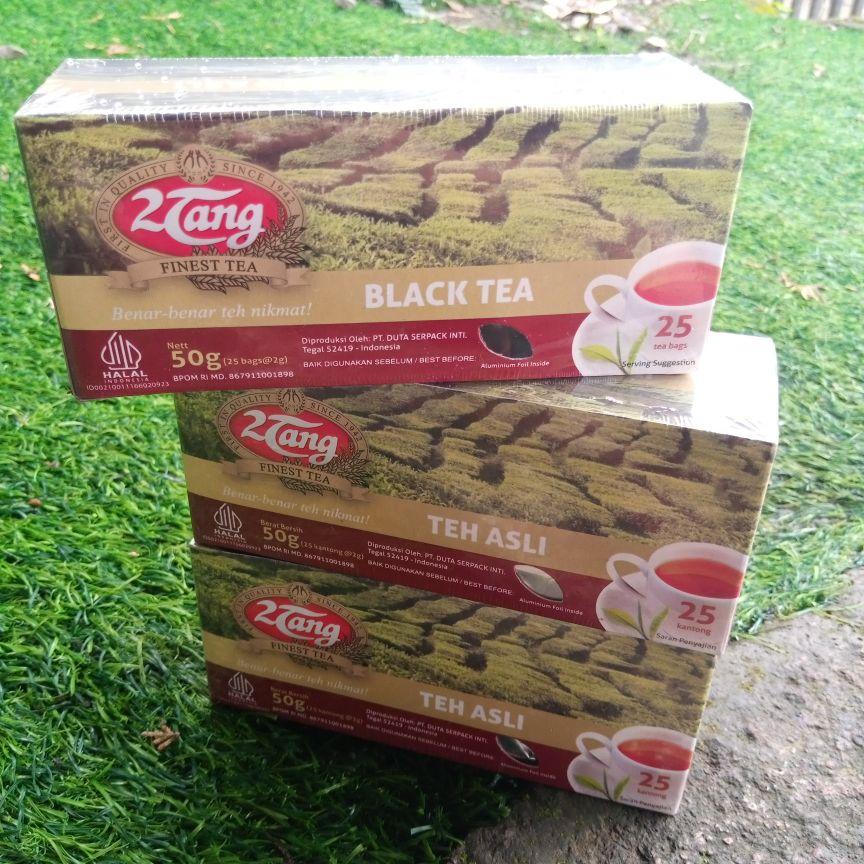 DANDANG Teh Celup Asli 2 Pak @ 25 Kantong GRATIS Canester Rasa Khas Nikmat & Praktis untuk Relaksasi Tubuh Cocok untuk Anda yang Sibuk Herbal Gula