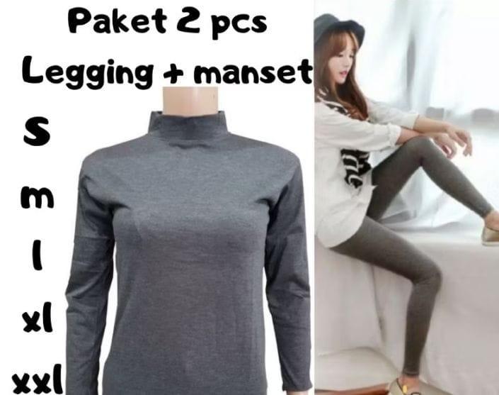 Product Introduction of PAKET 2 PCS STELAN MANSET LENGAN PANJANG KRAH TINGGI KAOS MANSET KT 8