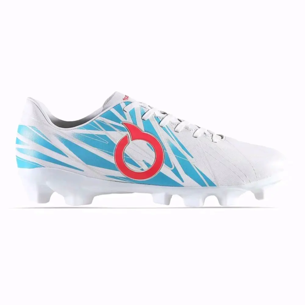 Sepatu Sepakbola Ortuseight TROPEO FG White/ Cyan