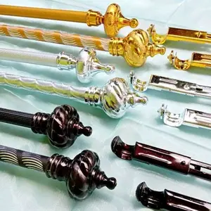 TIANG GORDEN FUUL SET REEL BISA DI PASANG DI JENDELA DAN DI PINTU TIANG GORDEN TUTUP MAHKOTA