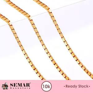 Kalung Emas Polos Stela Gold 10K Semar Nusantara