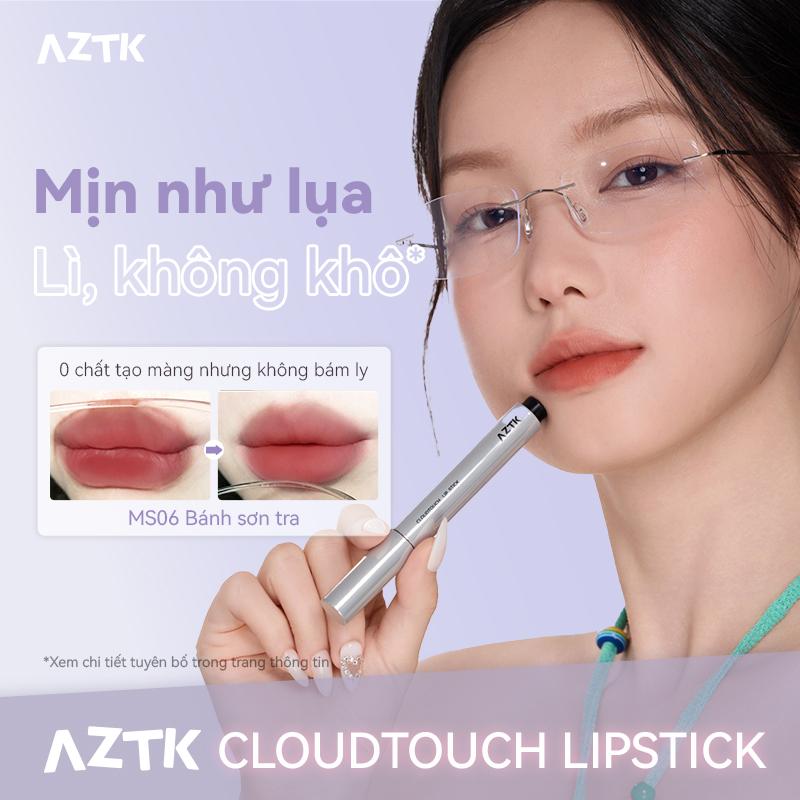 Bút Chì Màu Bùn Môi AZTK, Hàng Mới Về Mùa Hè, Lớp Hoàn Thiện Lì Mềm Mại, Hiệu Ứng Làm Sáng, Chống Chuyển Nhượng, Lâu trôi, Son Môi & Son Kem K-beauty, Dưỡng Ẩm(I)
