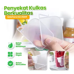 Klip pembagi lemari es: pintu samping lemari es, bak penyimpanan, klasifikasi, klip kompartemen, potongan rapi