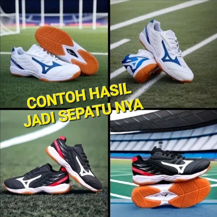 H✉RH OUTSOLE SEPATU BADMINTON YANG TERBUAT DARI BAHAN PHYLON + RUBBER X➸9T 4