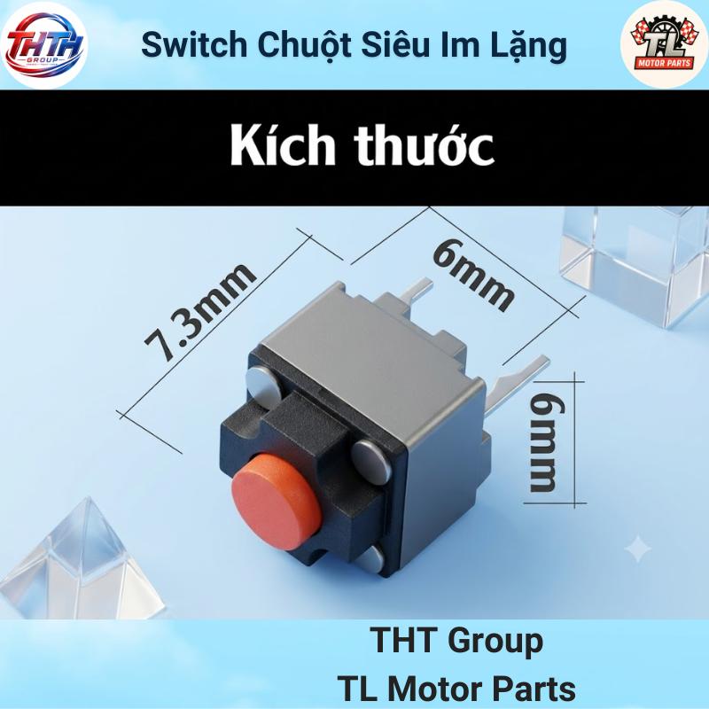 Switch Chuột Im Lặng - Nút Bấm Chuột Siêu Im Lặng Dành Cho Ai Thích Yên Tĩnh…