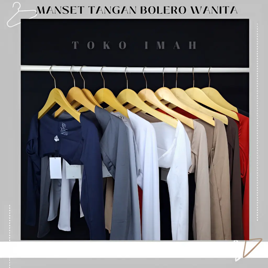 MANSET TANGAN SAMBUNG BOLERO BAHAN SPANDEK LICIN PREMIUM BB 45-90KG STANDAR DAN JUMBO/MANSET WANITA