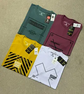 PAKET 4PCS KAOS DISTRO SEMI KATUN MIX BRAND