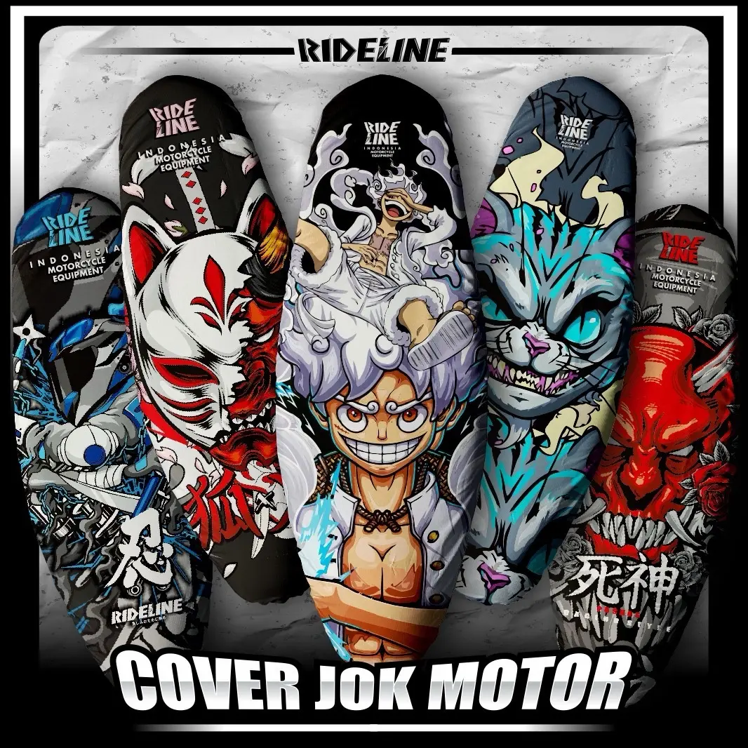 Rideline one piece sunmori seat cover - sarung jok motor full print