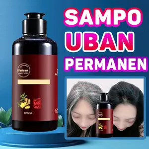 Shampoo Uban 300ml Penghitam Rambut Atasi Uban Rambut