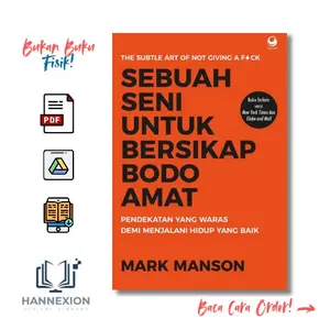 Buku Sebuah Seni Untuk Bersikap Bodo Amat - Mark Manson (Bahasa Indonesia)
