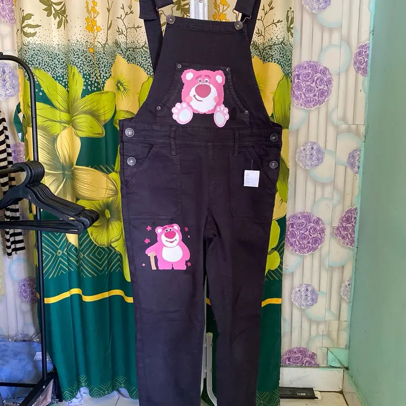 Jumpsuit lucu kode 100-150 Katun Panjang 4