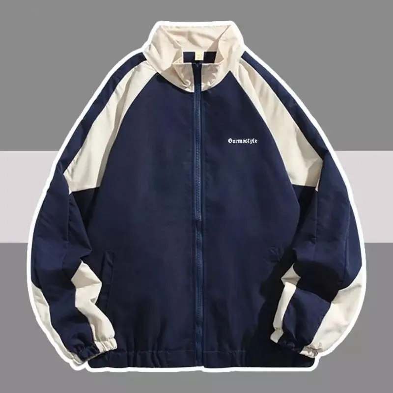 JACKET VARSITY VINTAGE SOFT PARASUT WATERPROOF MANTEL PRIA WANITA
