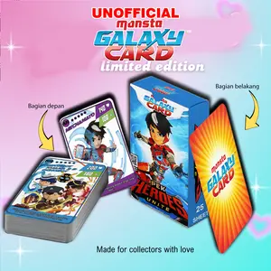 UNOFFICIAL KARTU/KAD PEK HEROES UNITE BOBOIBOY MONSTA GALAXY CARD (MGC) PREMIUM 25 SHEET