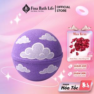 CLOUD PURPLE- Creamy Bath Bomb/ Bom tắm/ Viên tắm bồn tạo bọt - Fina Bath Life
