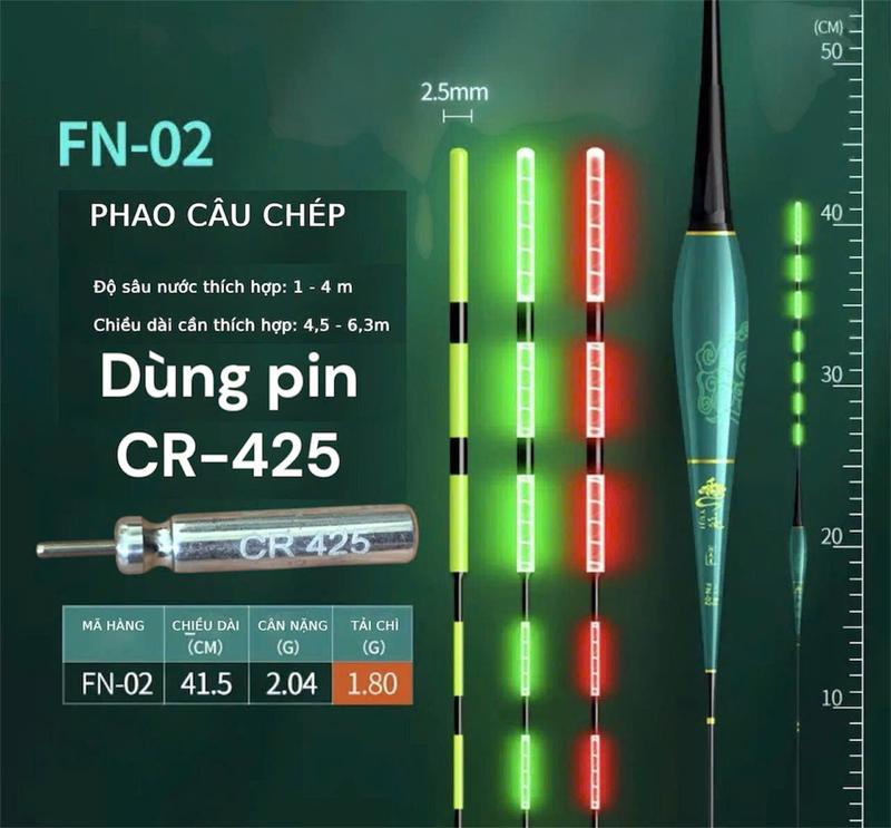 Phao Câu Cá Đổi Màu Tăm To FN Fuwang Câu Ngày Đêm Đi Câu Bắt Cá Fishing Fish