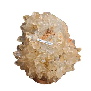 Citrine Congo quartz cluster Batu Asli Natural NO Treatment5