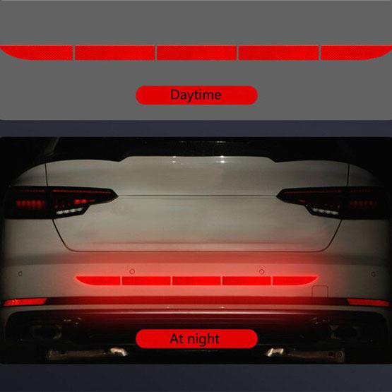LARATH Nano Car Reflective Sticker Warning Strip Trunk Exterior - 1181