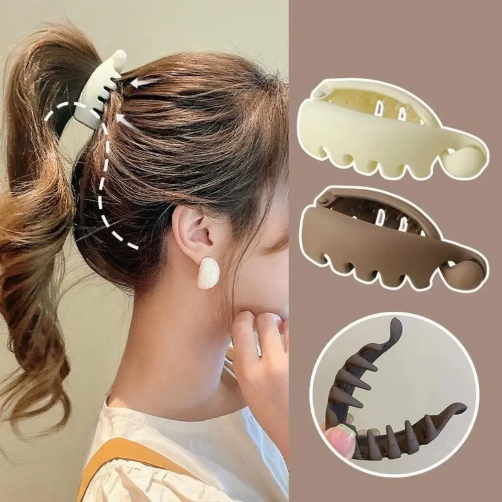 Phụ Kiện Tóc, Kẹp Tóc Hình Quả Chuối Hàn Quốc, Thiết Kế Đơn Giản, Thời Trang, Kẹp Tóc Càng Cua Xoắn, Dành Cho Phụ Nữ Và Trẻ Em Gái