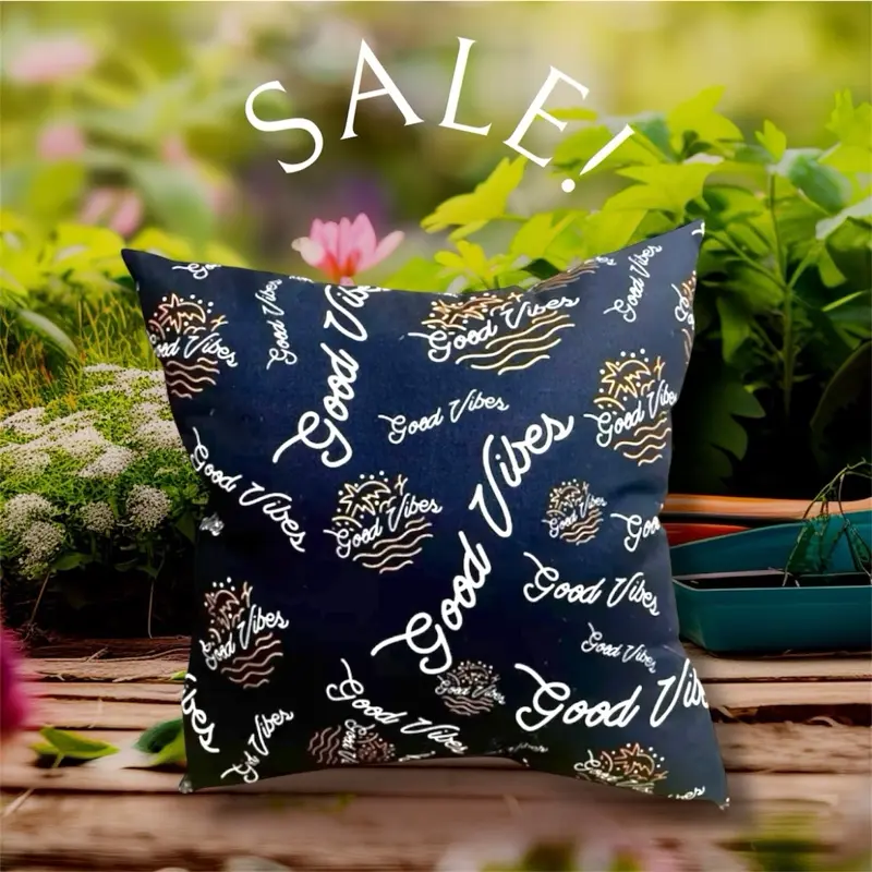 (1 SET 5PCS) bantal sofa ruang tamu+isi dakron premium ukuran 40x40 motif good viber hitam aesthetic elegan terlaris lembut bantalan zaitun hijau bantal duduk & sarung bantal jumbo untuk elastis toska bantal gede buat duduk santai Kain Katun Dekorasi 3