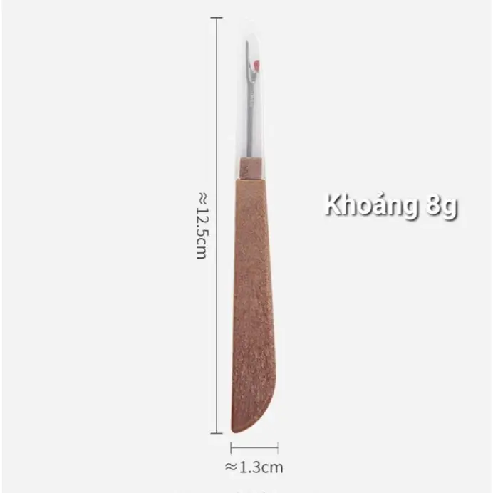 24 Cây tháo chỉ rạch khuy Clover dài 12.7cm cán có cạnh vuông màu nâu xẫm 2