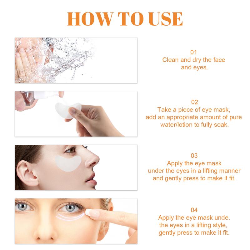 Highprime Collagen Film Korea Collagen Soluble Patches Anti Wrinkles Firming Skin Care Moisturizing And Brightening Face Reduce Dark Circle And Eyebags 10pcs Masker Mata Collagen Menghilangkan Kantong Mata Panda Mencerahkan dan Memudarkan Kerutan Mata 9