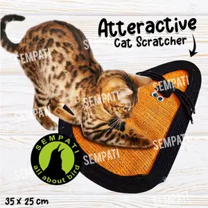 SEMPATI Garukan Kucing Model Tikus Aksesoris Mainan Cakaran Scratching Kucing Cat Kitten Adult Anabul Cat Scratcher Mainan Papan Cat Condo Cat Toys Dll