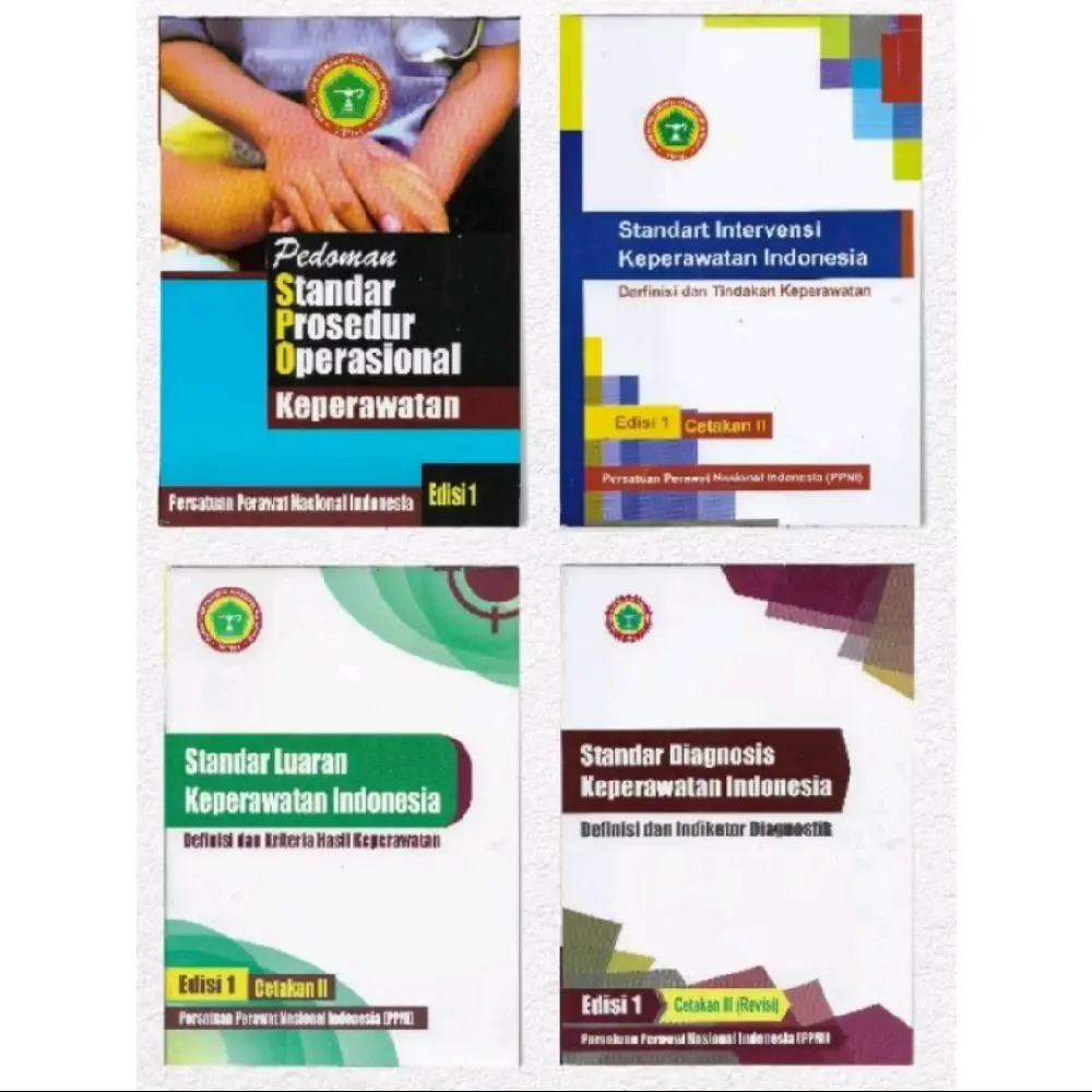PAKET 4 BUKU PPNI SIKI SLKI SDKI SPOK KEPERWATAN