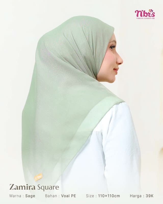 nibras hijab Zamira SQuare