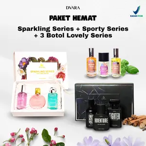 PAKET HEMAT 2 BOX + 3 BOTOL PARFUM 35ml NEW LOVELY SERIES PREMIUM WANGI TAHAN LAMA MEWAH CEWEK COWOK PRIA WANITA UNISEX