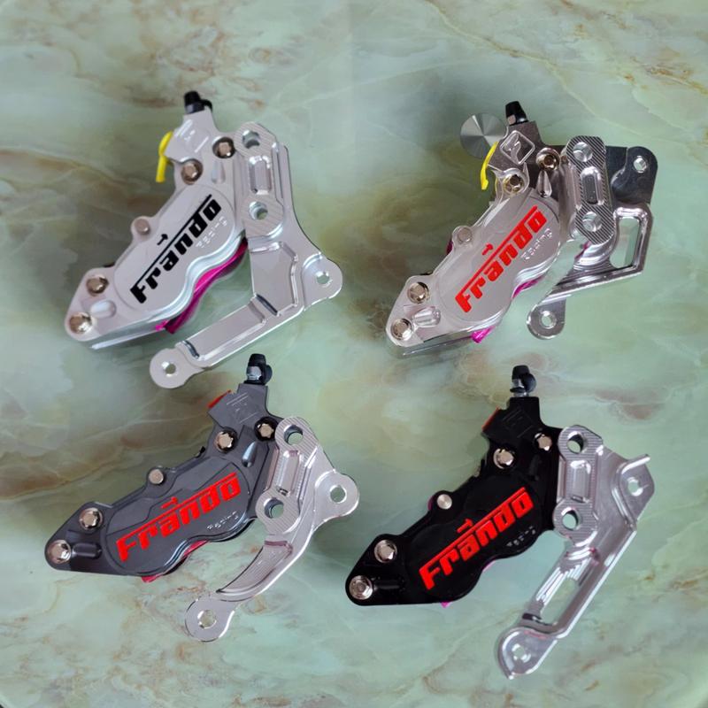 Giá Tốt Heo 4Pis Đối Xứng Frando + Pad CNC Loại Dày >>> Gắn Trước Các Dòng Xe Sirius Ex Winner Vario Vision AB Wave