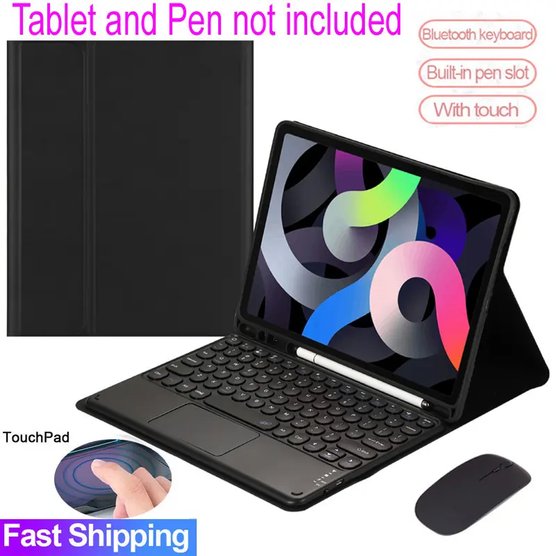 Case with Touch pad Keyboard For Samsung Galaxy Tab S6 Lite A8 - TikTok ...
