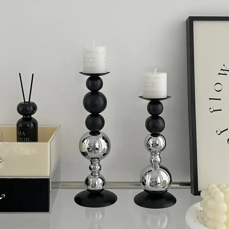 Tempat Lilin Aromaterapi Mewah Ringan Meja Makan Romantis Retro Alat Peraga Makan Malam Dengan Cahaya Lilin Dekorasi Rumah Sederhana