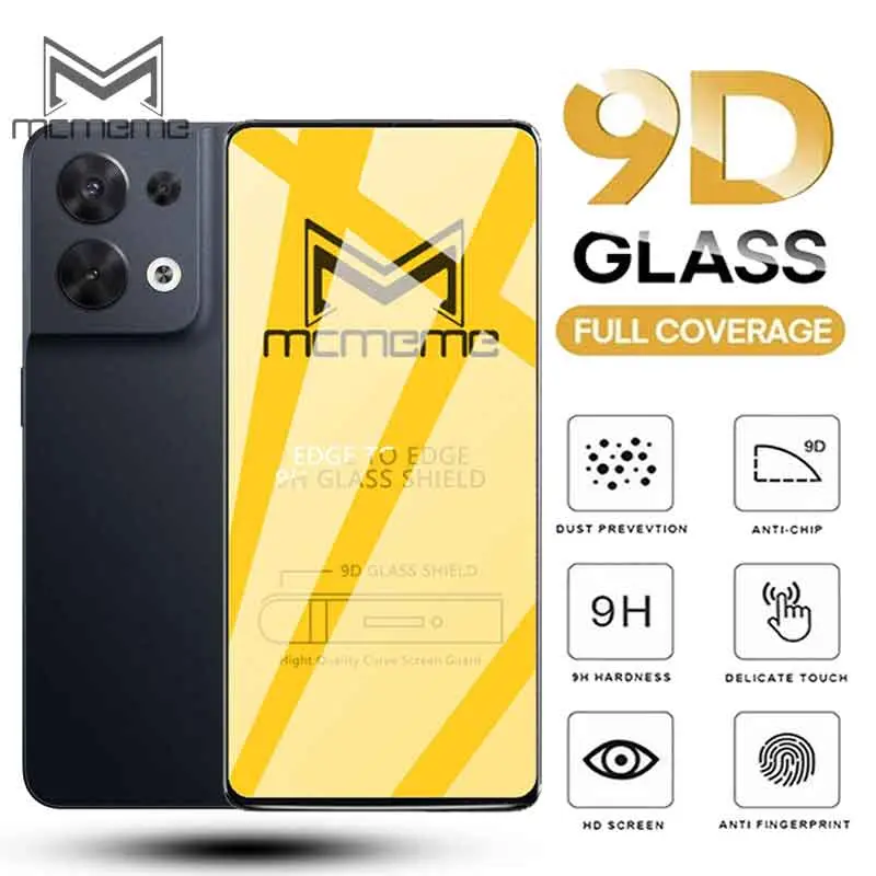 OPPO Reno 8T 8 5G 8Z 7 7Z 6Z 6 5 Reno6 Z 2 Pro 2Z 2F Reno2 Z F A ACE 10X Zoom Full Cover Tempered Glass Screen Protector