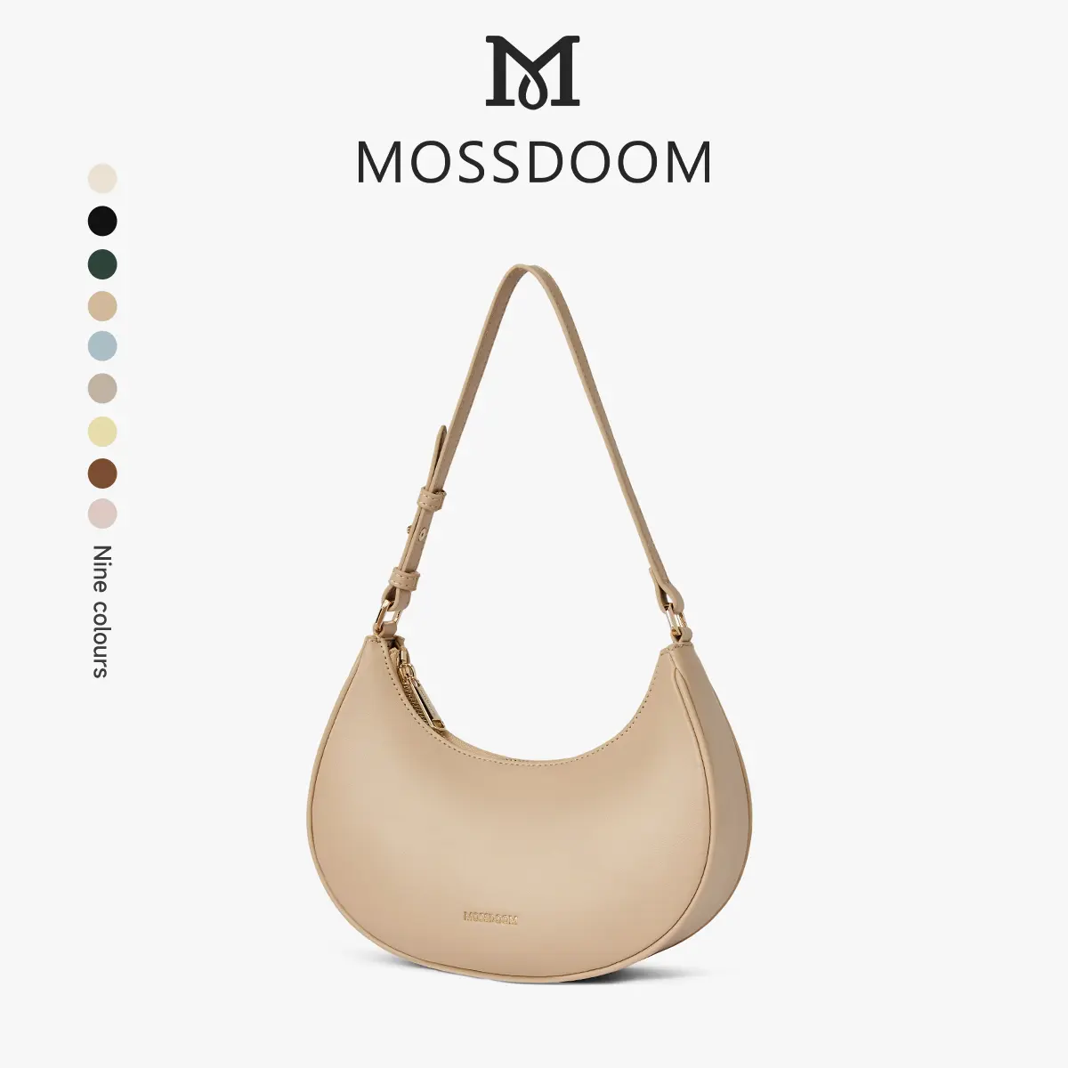 【MOSSDOOM X GL】MOSSDOOM Tas Wanita Kattie Bag Slingbag Tas Underarm Bag Shoulder Bag Bahu Ketiak
