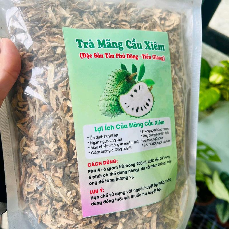(500gram) Trà mãng cầu xiêm khô (loại rang tay) hỗ trợ giấc ngủ, tốt cho tiêu hoá