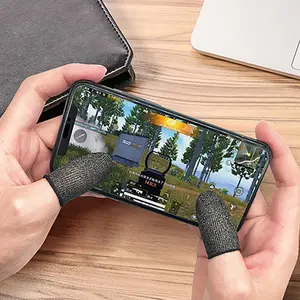 PRODUK TERBARU! Gaming Finger Sleeve Breathable Fingertips For PUBG Mobile Games Finger Cots Cover Mobile Touch game Accessories
