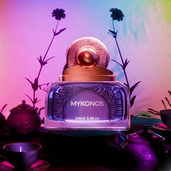 MYKONOS TEA POETRY || Extrait De Parfum || 100 ml Orange Perfume Wangi Bunga Hitam Teh Mawar Pria Elegant 1