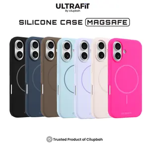 CILUPBAH Liquid Silicone Magnetic (1) For iPhone 11 12 13 14 15 16 17 Pro Plus Pro Max